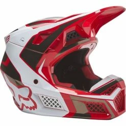 Fox Racing V3 RS Mirer Helmet -HJC v3 rs mirer helmet hi viz red 28028 110 s