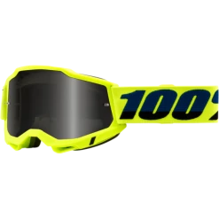 100% ACCURI 2 Dark Smoke Lens Sand Goggles -HJC yellow sand goggles 1